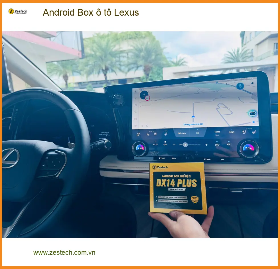 Anh Tùng lắp Android Box ô tô Lexus RX 350 tại Quận 2 để trải nghiệm giải trí đỉnh cao ảnh thực tế 3