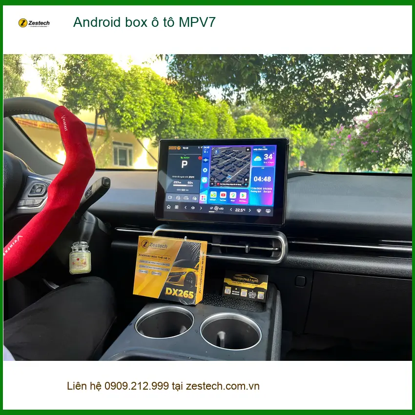 Chú Phi lắp Android box ô tô MPV7 cho Kia Carnival ở Quận 2 để giải trí trên xe