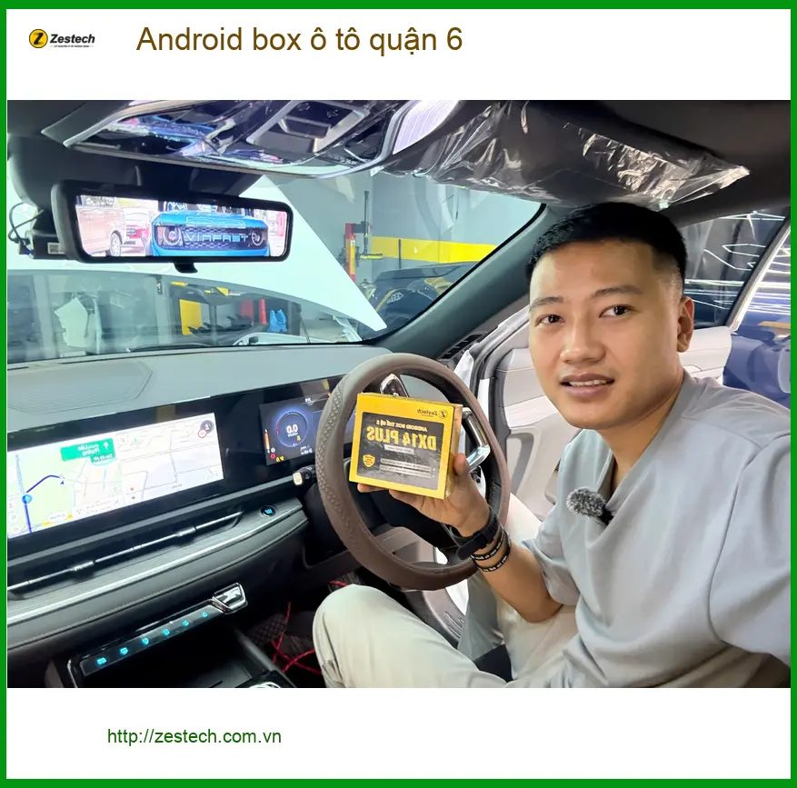 Địa Chỉ Lắp Đặt Android Box box ô tô quận 6 - Lắp Đặt Uy Tín TPHCM ảnh thực tế 2