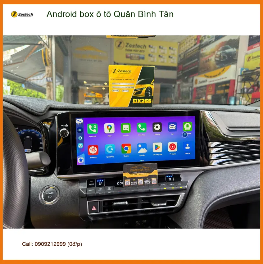 Trung Tâm Lắp Đặt Android Box box ô tô Quận Bình Tân - Nâng Cấp Chính Hãng ảnh thực tế 3