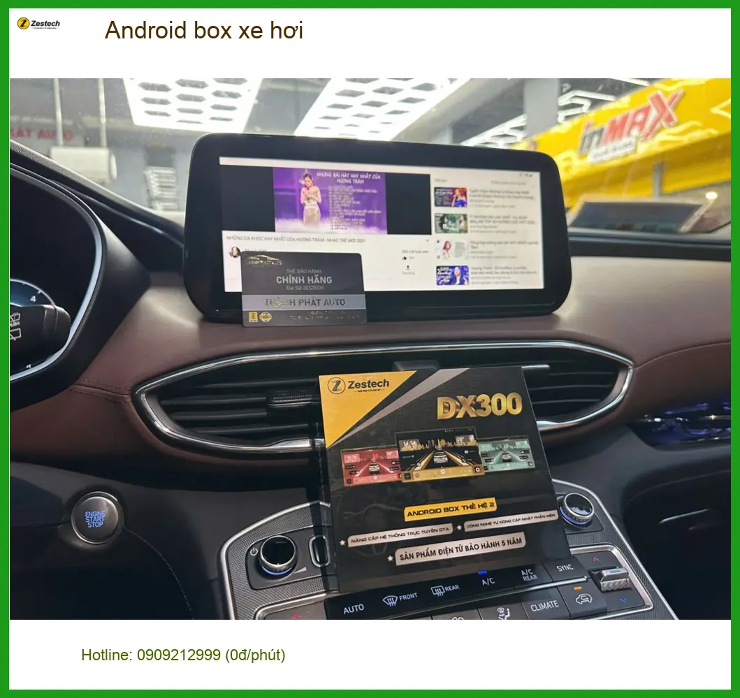 Anh Khôi lắp Android box xe hơi VinFast Lux A2.0 Thủ Đức, nâng tầm giải trí