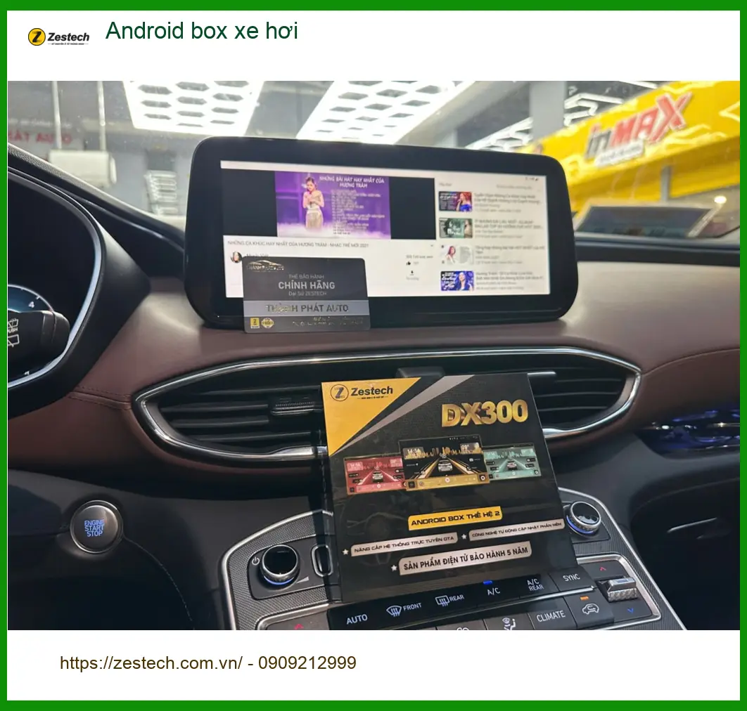 Anh Khang lắp Android box xe hơi Mitsubishi Attrage ở Củ Chi xem YouTube ảnh thực tế 2