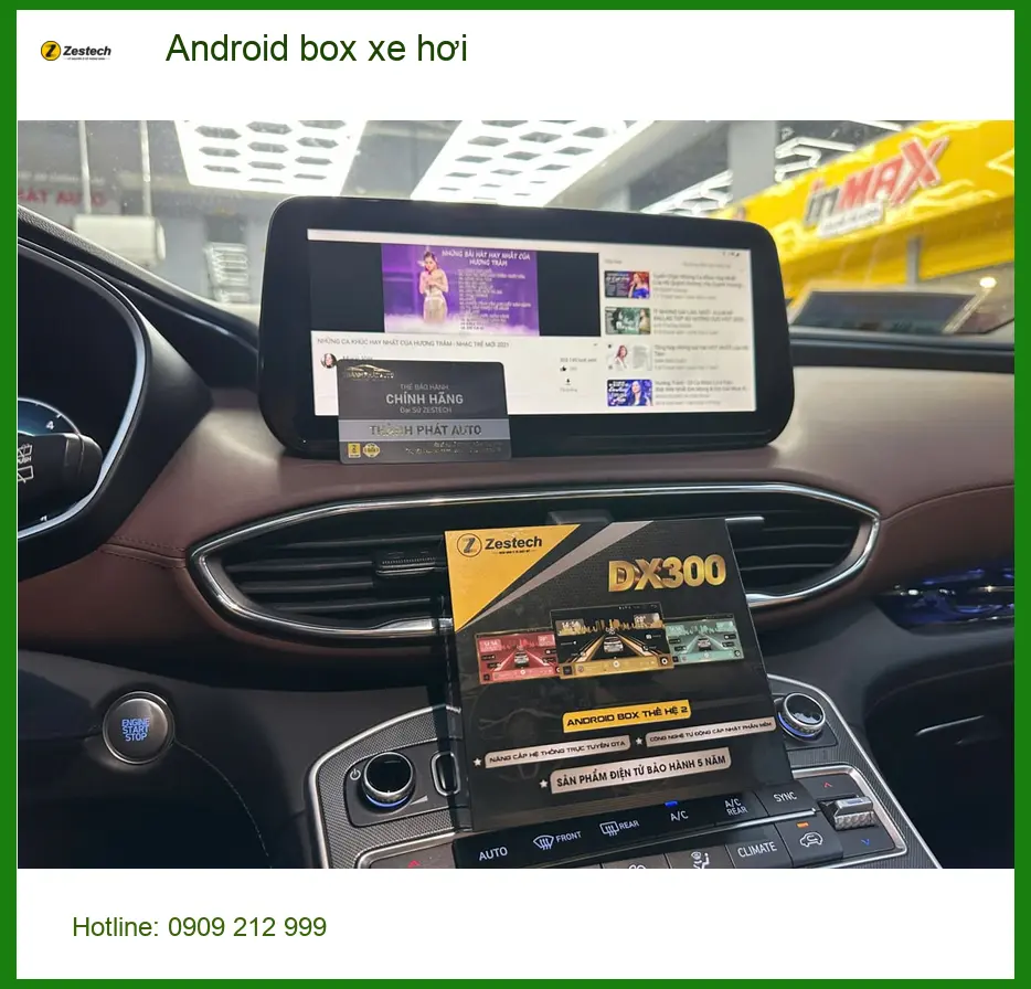 Anh Quốc Anh lắp Android Box cho Hyundai Accent ở Bình Tân xem YouTube ảnh thực tế 2