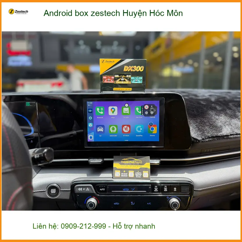 Địa Chỉ Lắp Android Box Zestech Ô Tô Tại Huyện Hóc Môn - Nâng Cấp Chính Hãng ảnh thực tế 3