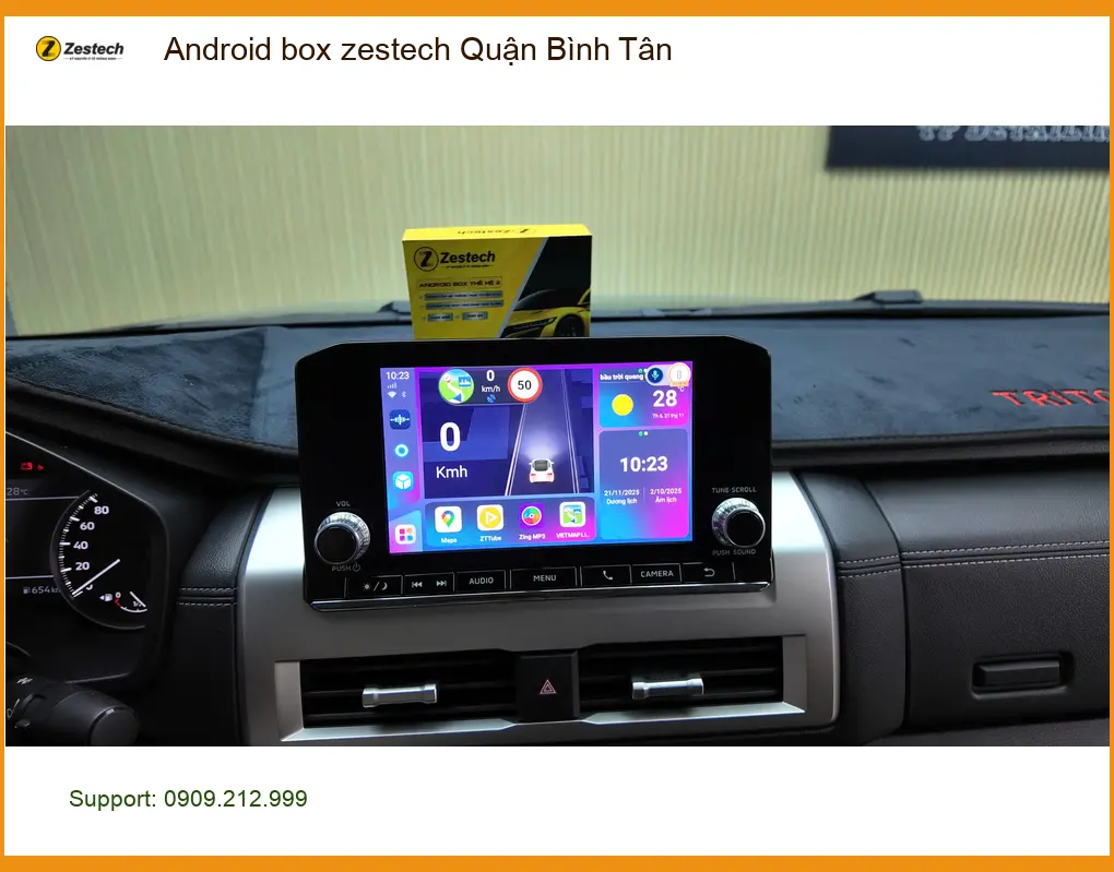 Trung Tâm Gắn Android Box box zestech Quận Bình Tân - Gắn Nhanh Trong Ngày ảnh thực tế 2