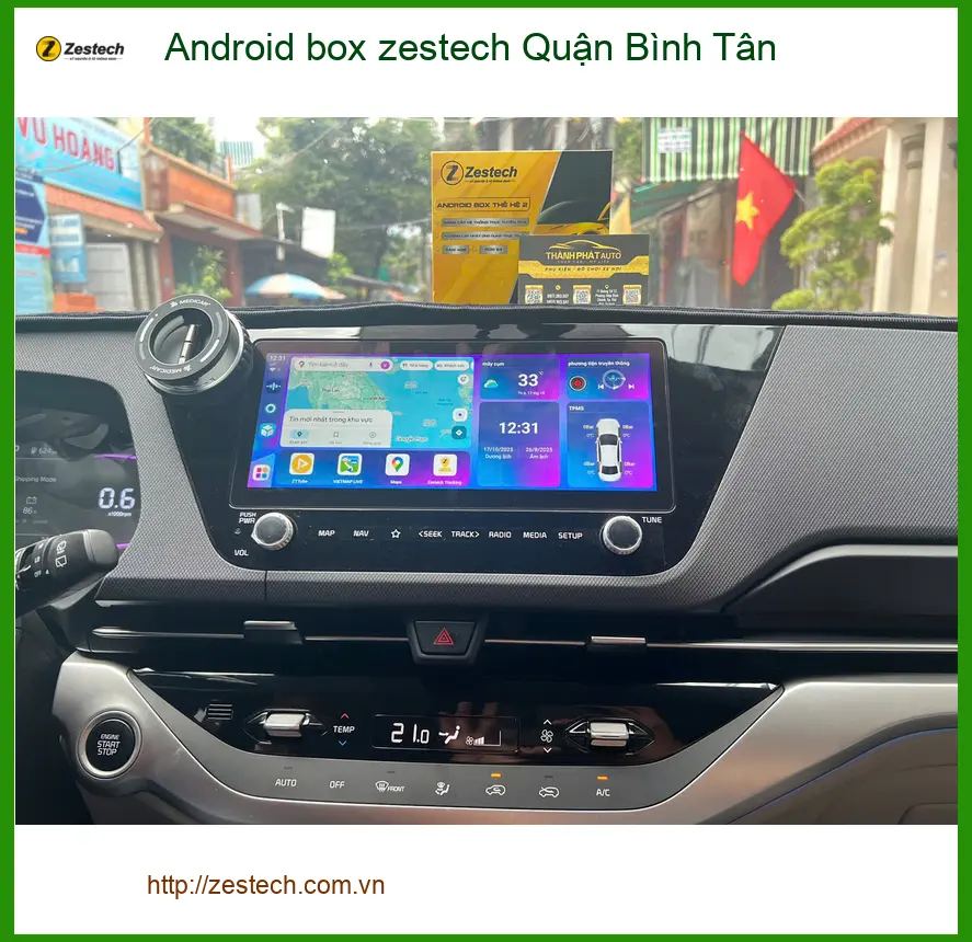Trung Tâm Gắn Android Box box zestech Quận Bình Tân - Gắn Nhanh Trong Ngày ảnh thực tế 3