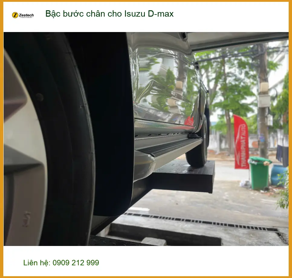 Anh Bách nâng cấp bậc bước chân Isuzu D-max tại Quận Phú Nhuận tiện lợi