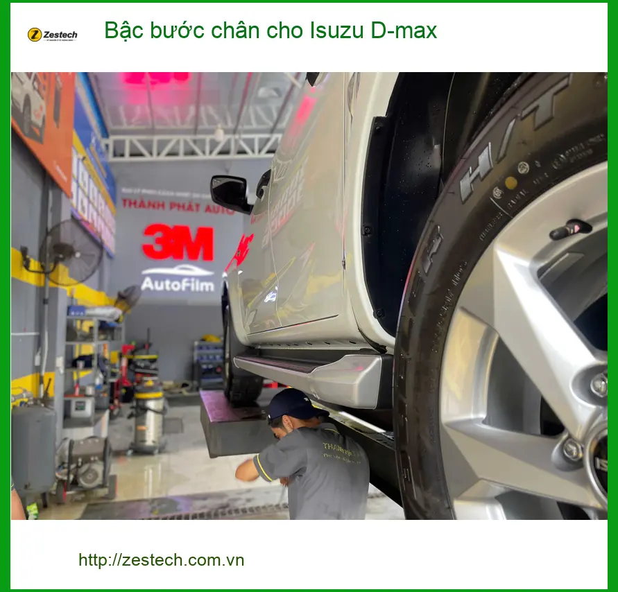 Anh Bách nâng cấp bậc bước chân Isuzu D-max tại Quận Phú Nhuận tiện lợi ảnh thực tế 2