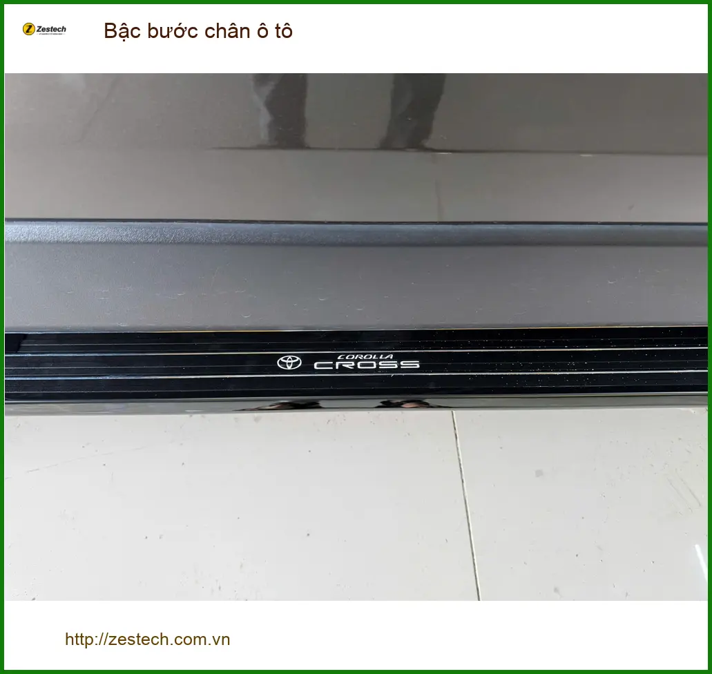 Anh Khang lắp bậc bước chân ô tô Honda CRV tại Nhà Bè ảnh thực tế 2