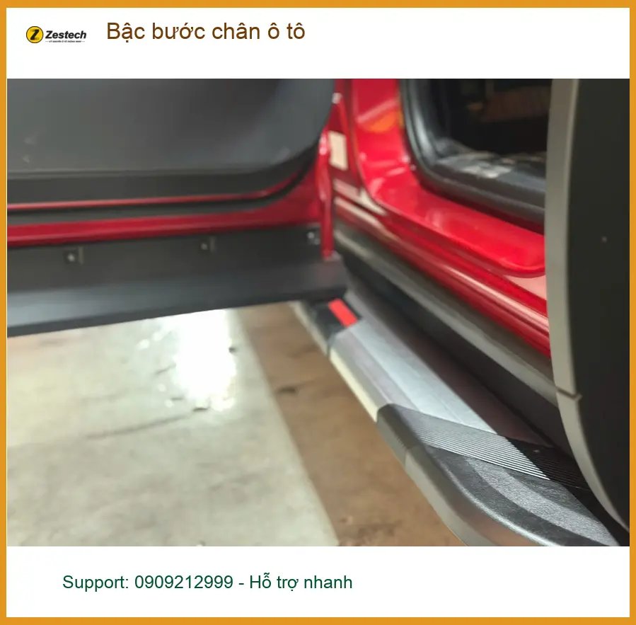 Anh Thành lắp bậc bước chân ô tô Hyundai Santa Fe tại Nhà Bè ảnh thực tế 2