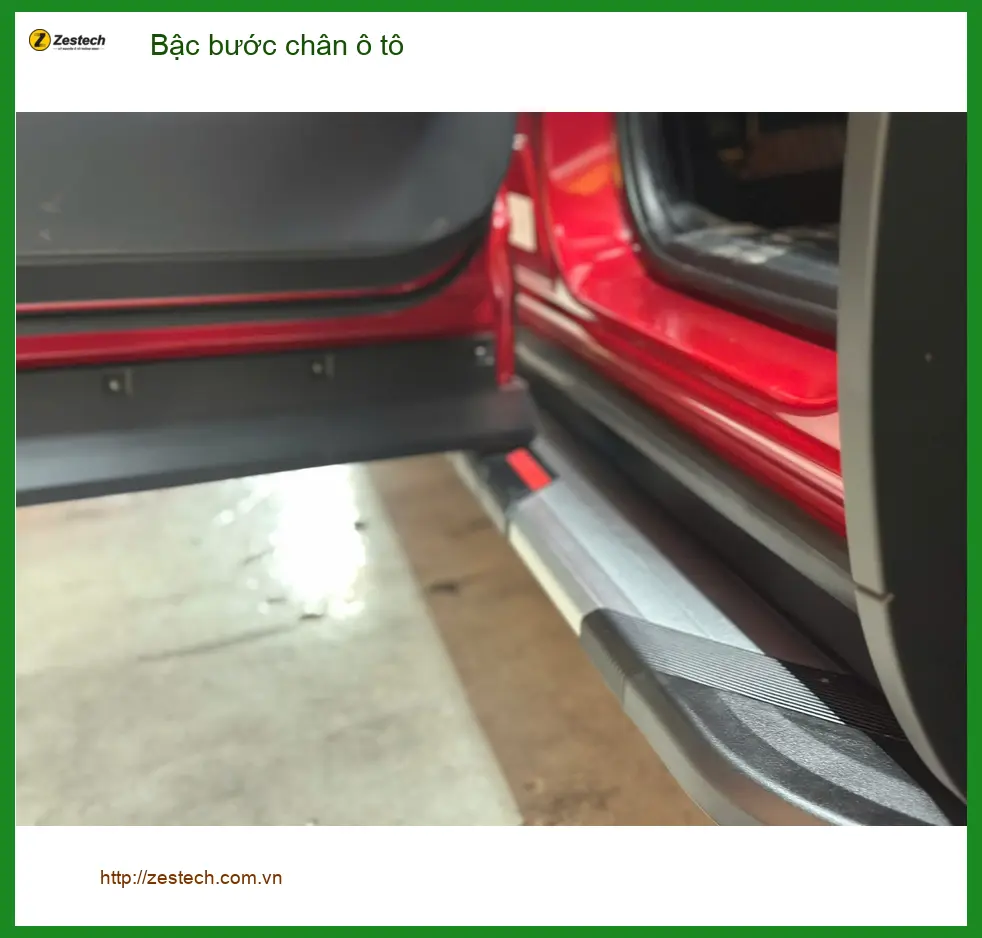 Anh Thắng lắp bậc bước chân ô tô cho Toyota Fortuner tại Cần Giờ để gia đình dễ lên xuống ảnh thực tế 5