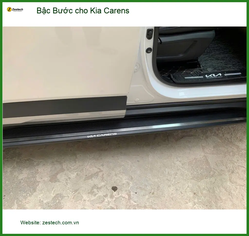 Anh Quang lắp Bậc Bước cho Kia Carens tại Quận Bình Tân để tiện lợi cho gia đình
