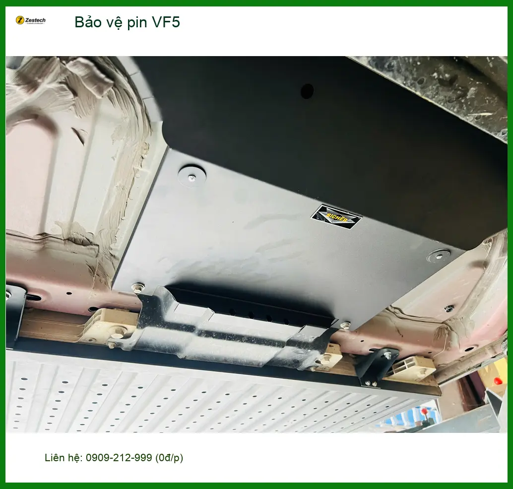 Anh Thiện lắp hệ thống bảo vệ pin VF5 tại Quận 10 tránh suy giảm hiệu năng
