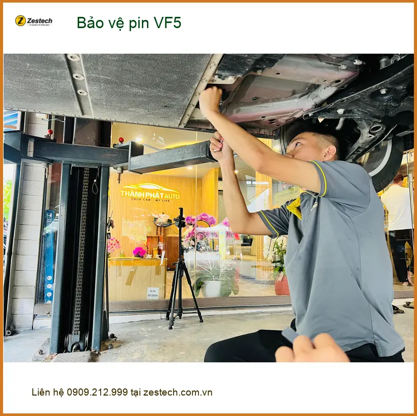 Anh Minh tìm dịch vụ bảo vệ pin VinFast VF5 ở Cần Giờ để kéo dài tuổi thọ ảnh thực tế 4