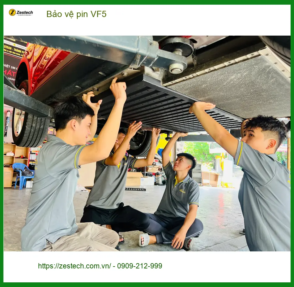 Anh Minh bảo vệ pin VinFast VF5 tại Quận 12 vì lo tuổi thọ pin khi đi xa ảnh thực tế 3