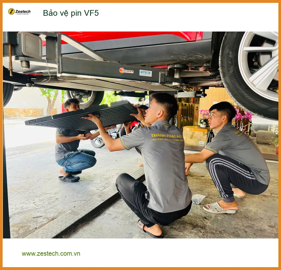Anh Minh bảo vệ pin VinFast VF5 tại Quận 12 vì lo tuổi thọ pin khi đi xa ảnh thực tế 4