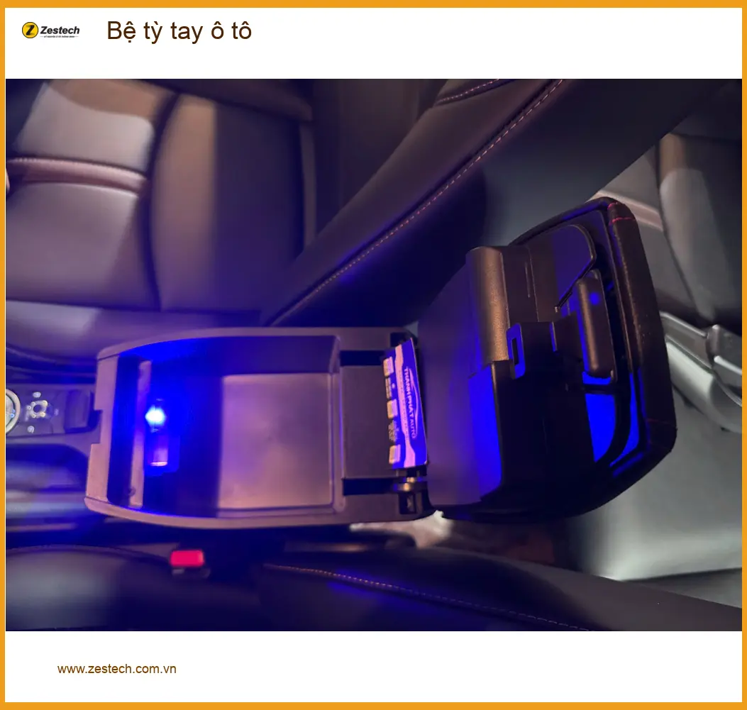 Chú Phong lắp bệ tỳ tay ô tô cho Honda Civic tại Quận Tân Bình để hành trình lái êm ái hơn