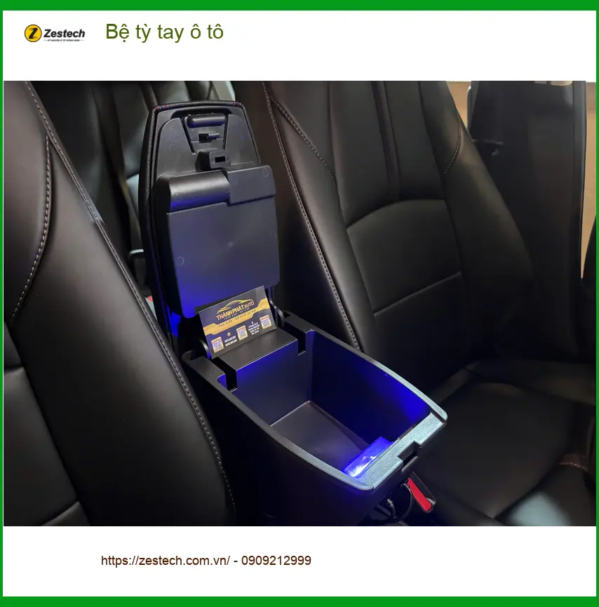 Chú Long lắp bệ tỳ tay ô tô cho Hyundai Accent tại Quận Bình Tân để lái xe đỡ mỏi tay