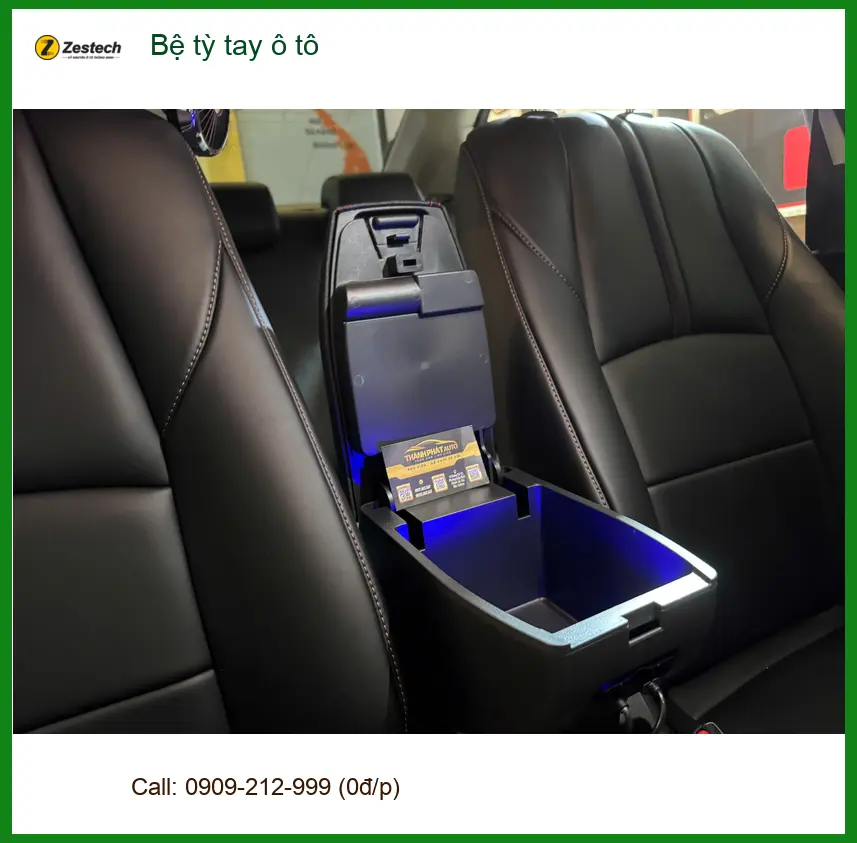 Chú Long lắp bệ tỳ tay ô tô cho Hyundai Accent tại Quận Bình Tân để lái xe đỡ mỏi tay ảnh thực tế 4