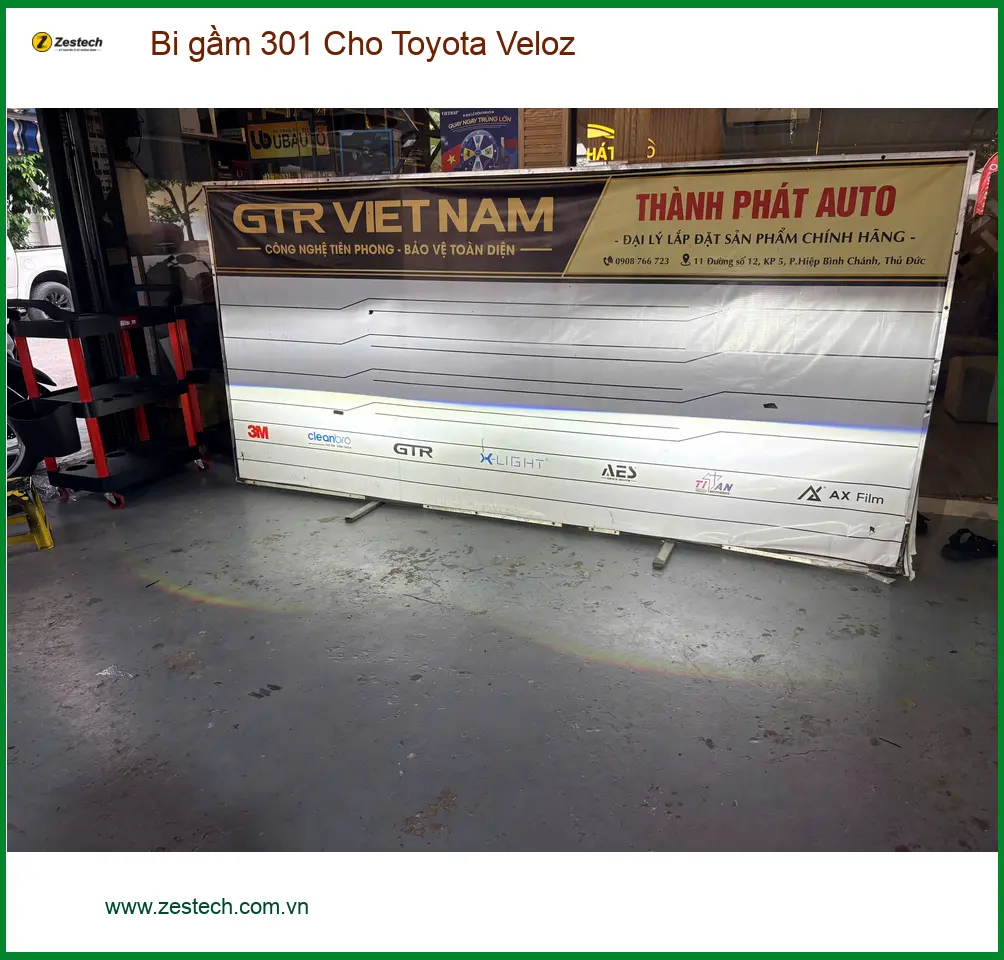 Chị Ngân độ bi gầm 301 cho Toyota Veloz để lái xe an toàn hơn tại Hóc Môn ảnh thực tế 2