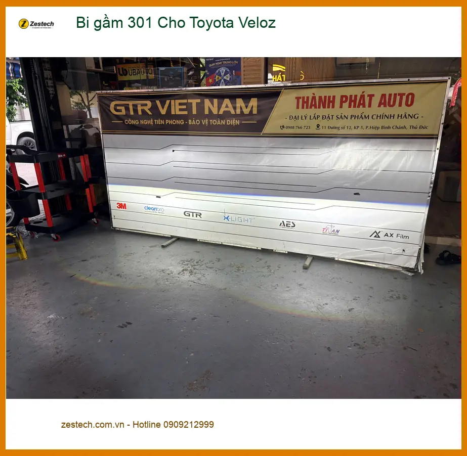 Anh Dũng độ bi gầm 301 cho Toyota Veloz ở Quận 9 vì thường xuyên đi đường tối ảnh thực tế 3