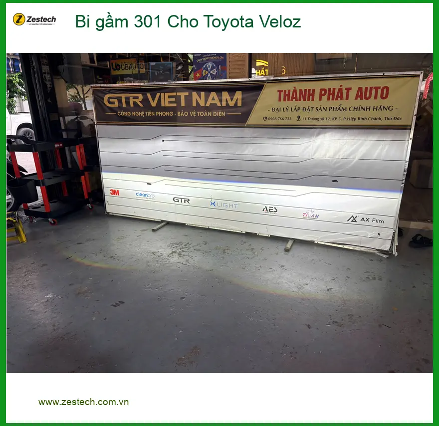 Anh Khoa độ bi gầm 301 cho Toyota Veloz ở Thủ Đức vì đèn zin yếu. ảnh thực tế 3