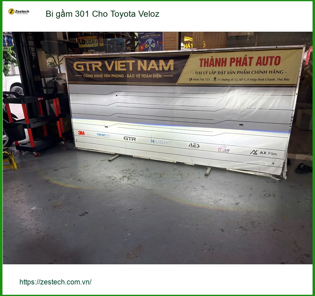Anh Trung lắp bi gầm 301 cho Toyota Veloz ở Quận Tân Bình vì đèn zin yếu. ảnh thực tế 3