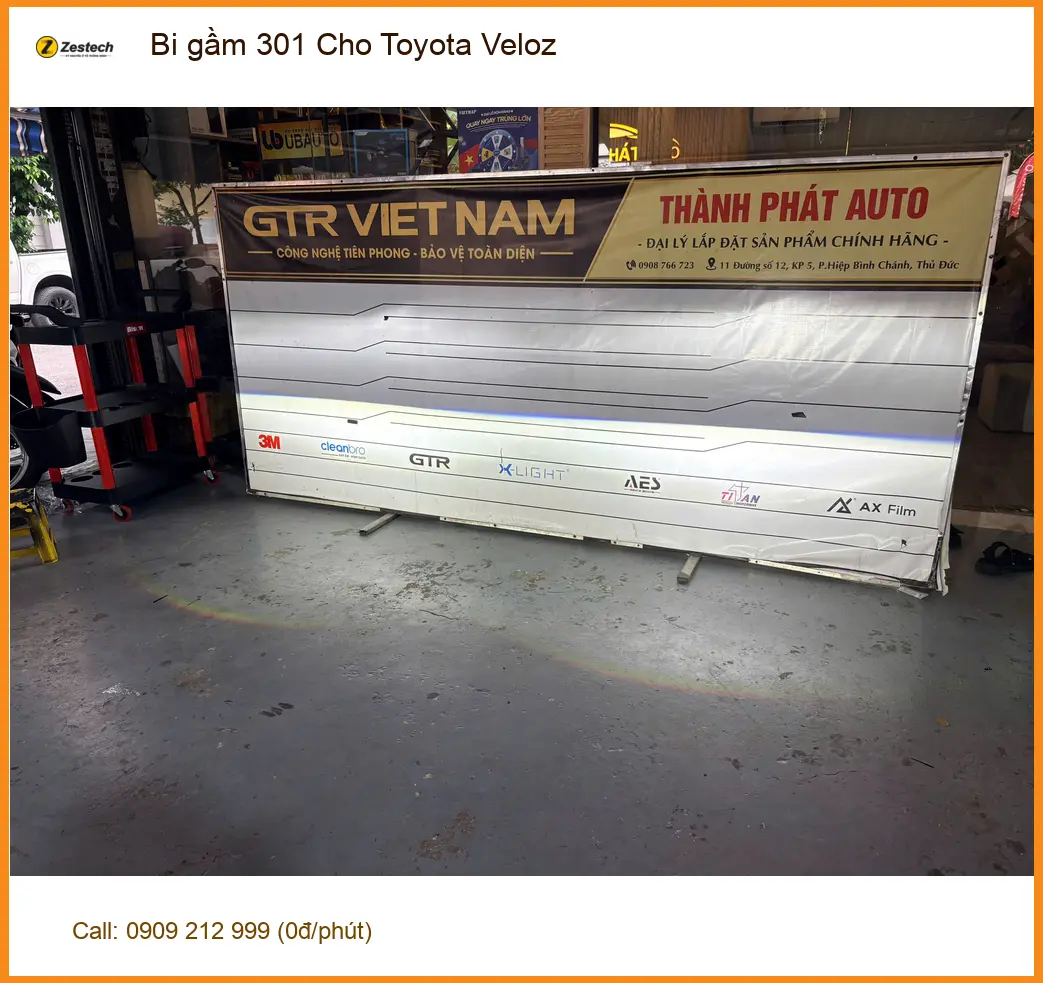 Anh Lâm lắp bi gầm 301 cho Toyota Veloz Quận 1 vì đèn zin quá yếu khi đi đêm ảnh thực tế 4