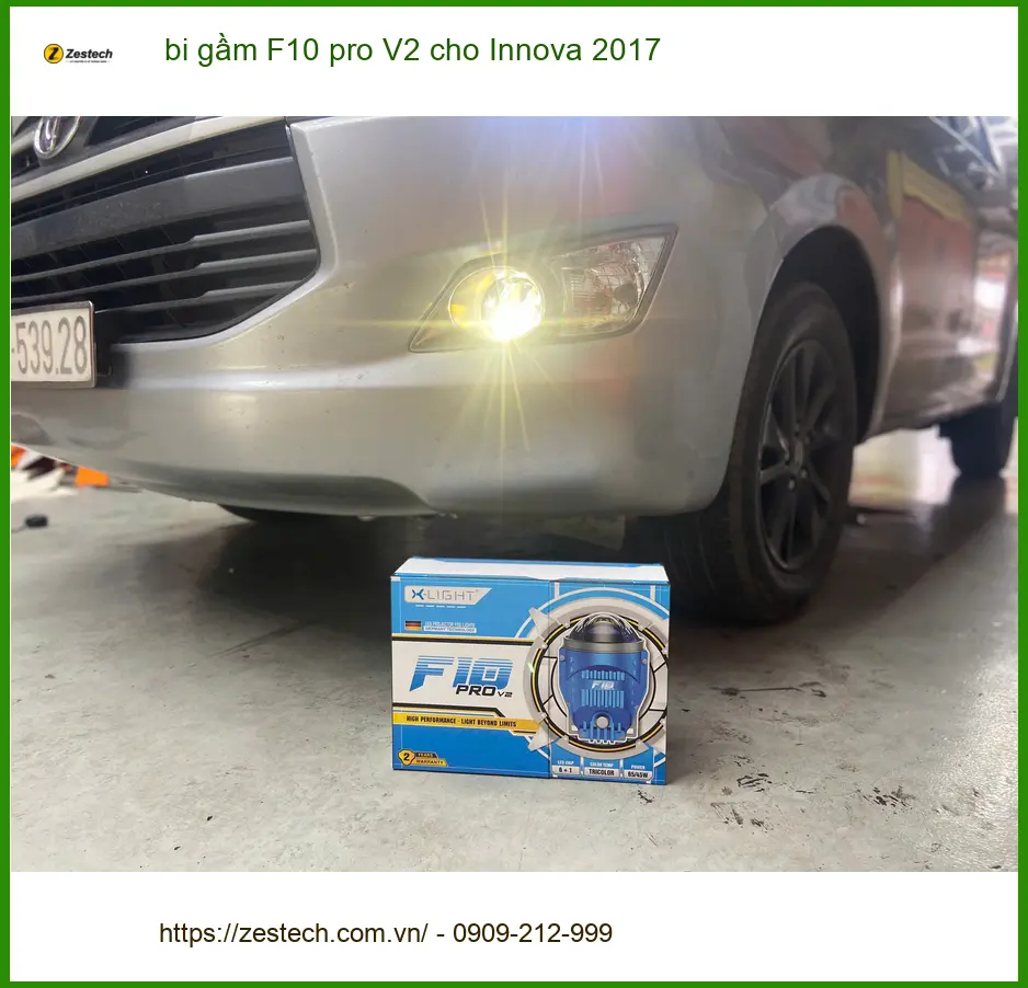Anh Hùng lắp bi gầm F10 pro V2 cho Innova 2017 tại Quận Phú Nhuận ảnh thực tế 2