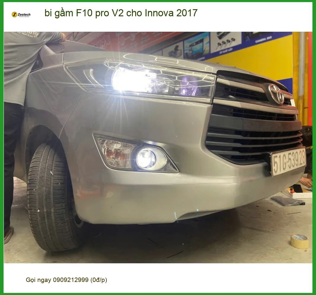 Anh Hùng lắp bi gầm F10 pro V2 cho Innova 2017 tại Quận Phú Nhuận ảnh thực tế 3