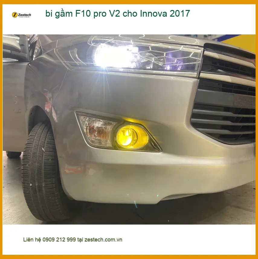 Anh Hùng lắp bi gầm F10 pro V2 cho Innova 2017 tại Quận Phú Nhuận ảnh thực tế 4