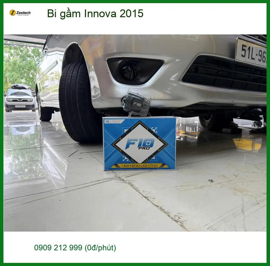 Chú Vĩnh độ bi gầm Innova 2015 tại Hóc Môn do thường xuyên đi đường tối ảnh thực tế 2