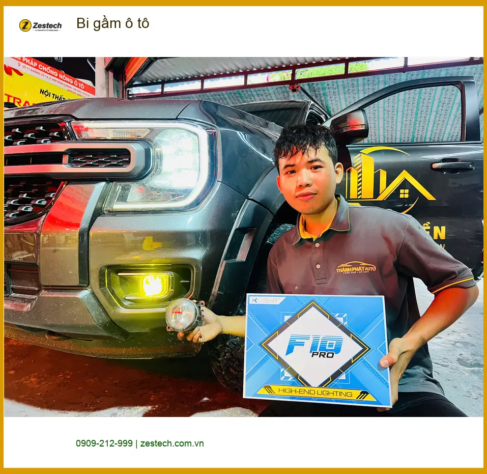 Anh Huy độ bi gầm cho Kia Cerato ở Quận 12 để tăng sáng vượt trội ảnh thực tế 2