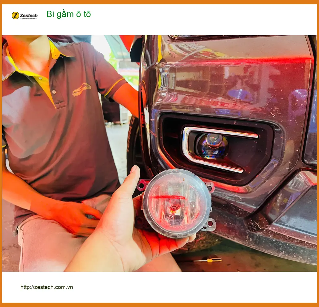 Anh Huy độ bi gầm cho Kia Cerato ở Quận 12 để tăng sáng vượt trội ảnh thực tế 5