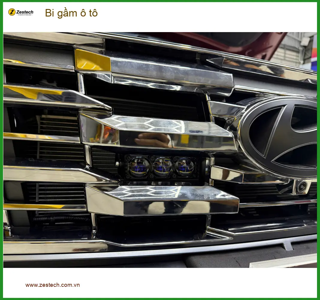 Anh Minh độ bi gầm ô tô cho Honda CRV tại Quận 10 để tăng cường ánh sáng khi đi đêm ảnh thực tế 4