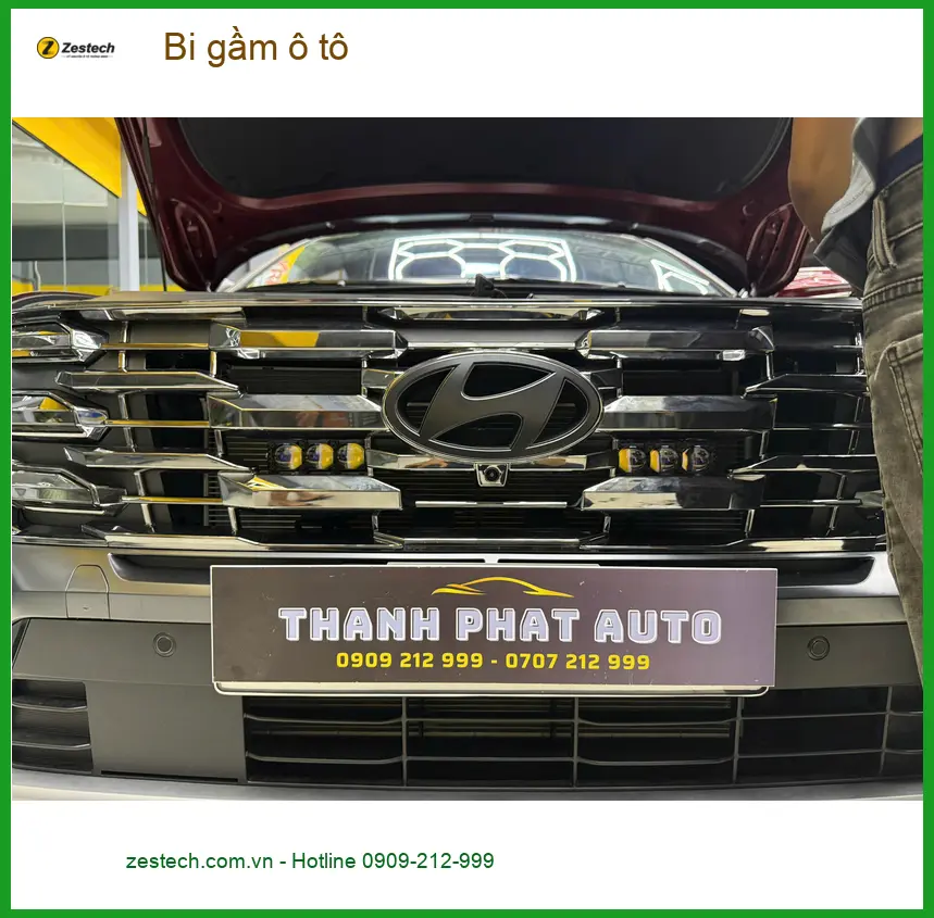 Chú Đức lắp bi gầm ô tô cho Hyundai Kona vì đèn zin yếu khi đi đêm ở Quận 9