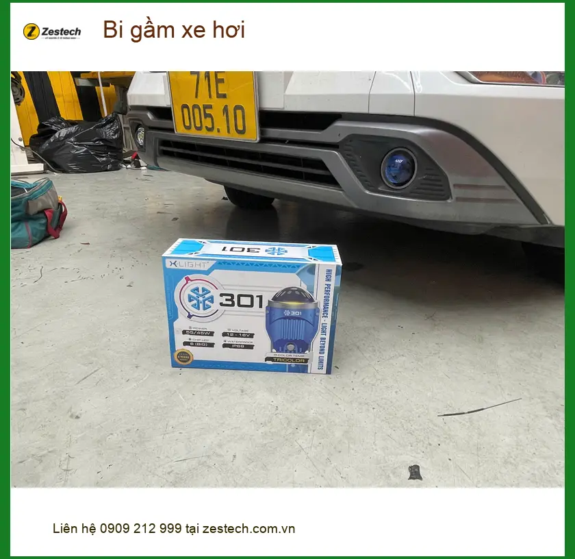 Anh Tuấn độ bi gầm xe hơi cho Mazda CX-5 ở Quận Thủ Đức vì đèn zin yếu ảnh thực tế 2