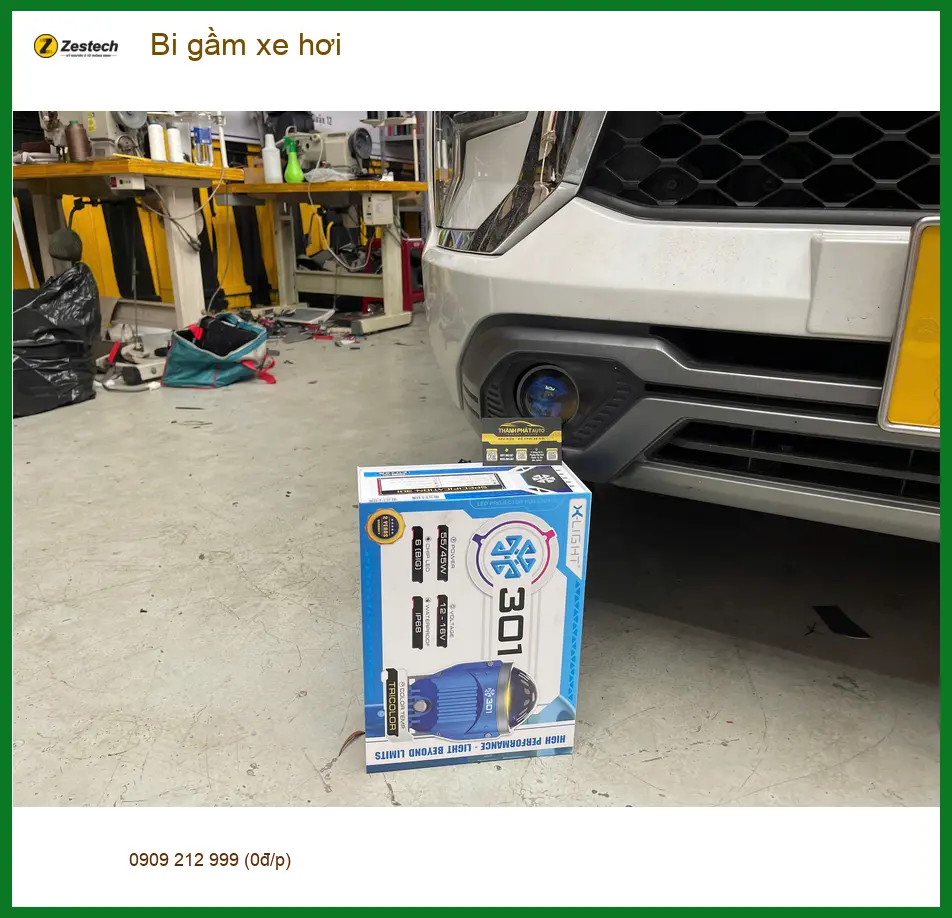 Anh Tuấn độ bi gầm xe hơi cho Mazda CX-5 ở Quận Thủ Đức vì đèn zin yếu ảnh thực tế 5