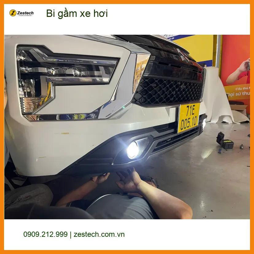 Anh Minh độ bi gầm cho Honda CR-V tại Quận 9 để cải thiện tầm nhìn ban đêm