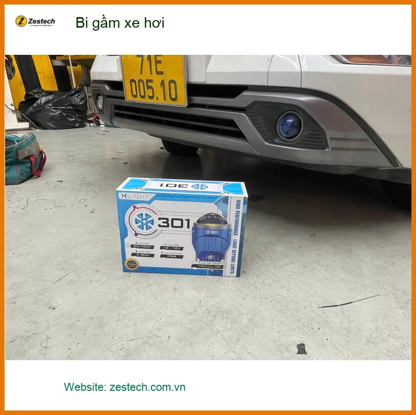 Anh Minh độ bi gầm cho Honda CR-V tại Quận 9 để cải thiện tầm nhìn ban đêm ảnh thực tế 2