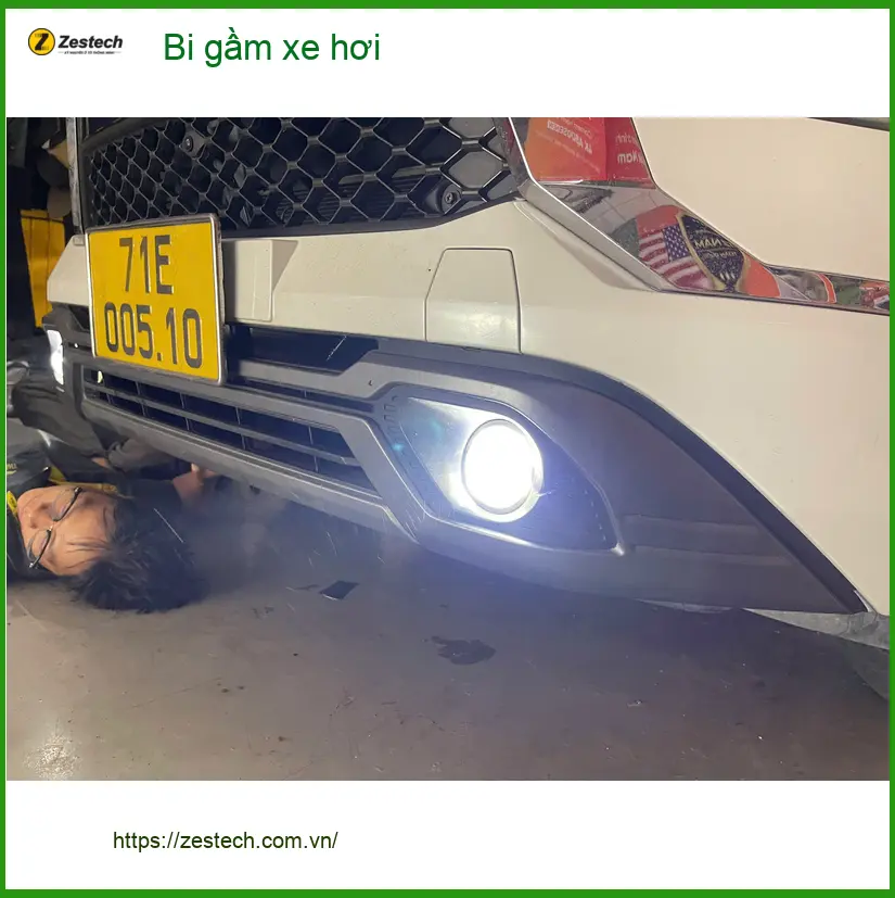 Chị Thoa nâng cấp bi gầm Hyundai Creta tại Hóc Môn vì đèn zin quá yếu ảnh thực tế 2