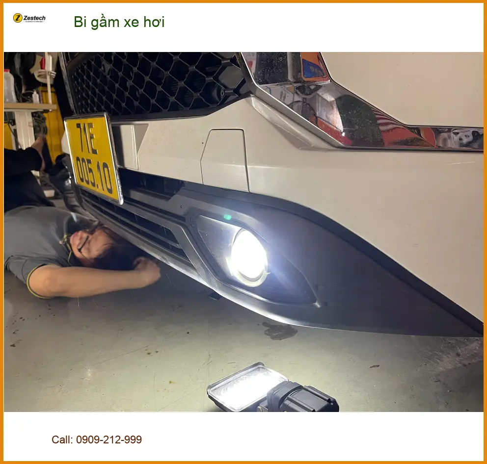 Anh Phước nâng cấp bi gầm xe Honda Civic để đi đêm an toàn hơn tại Quận 11 ảnh thực tế 2