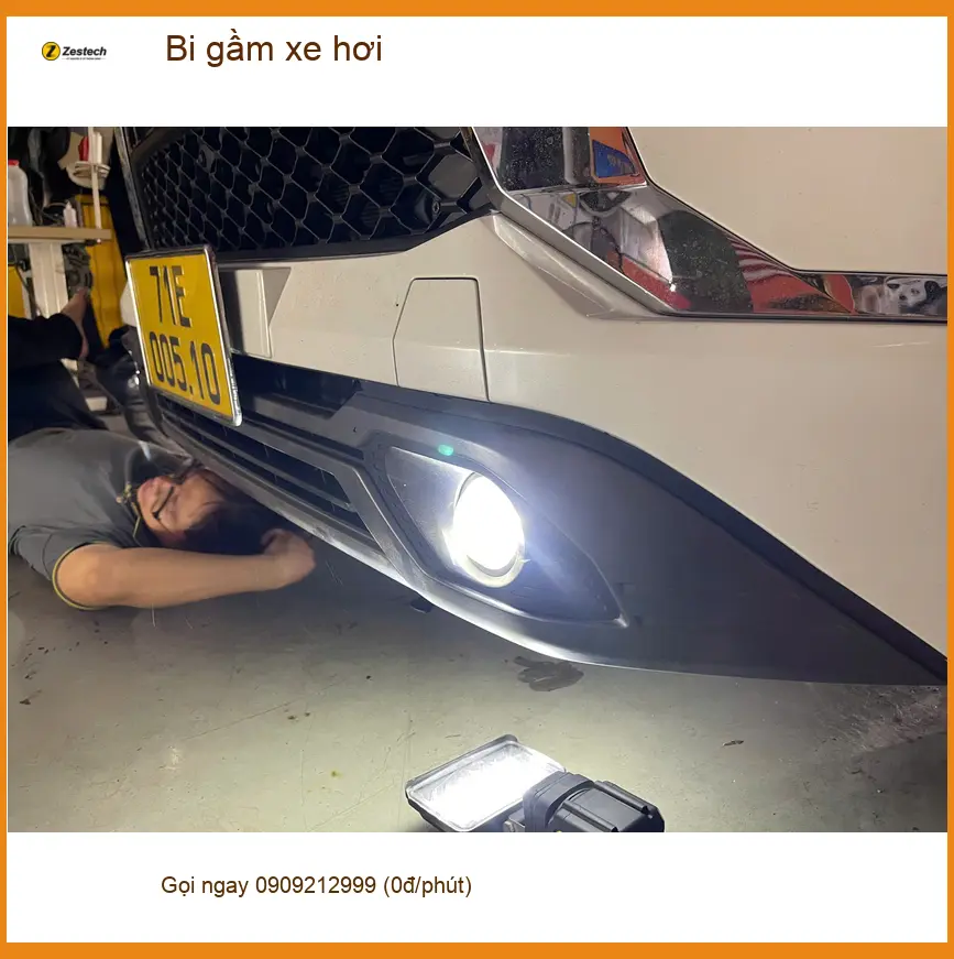 Anh Khang lắp bi gầm cho Honda CR-V tại Nhà Bè vì đèn zin mờ ảnh thực tế 5