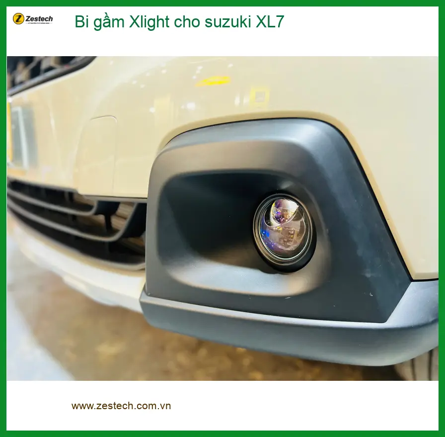 Anh Minh lắp Bi gầm Xlight cho Suzuki XL7 tại Quận 9 vì đèn zin quá yếu khi đi đêm