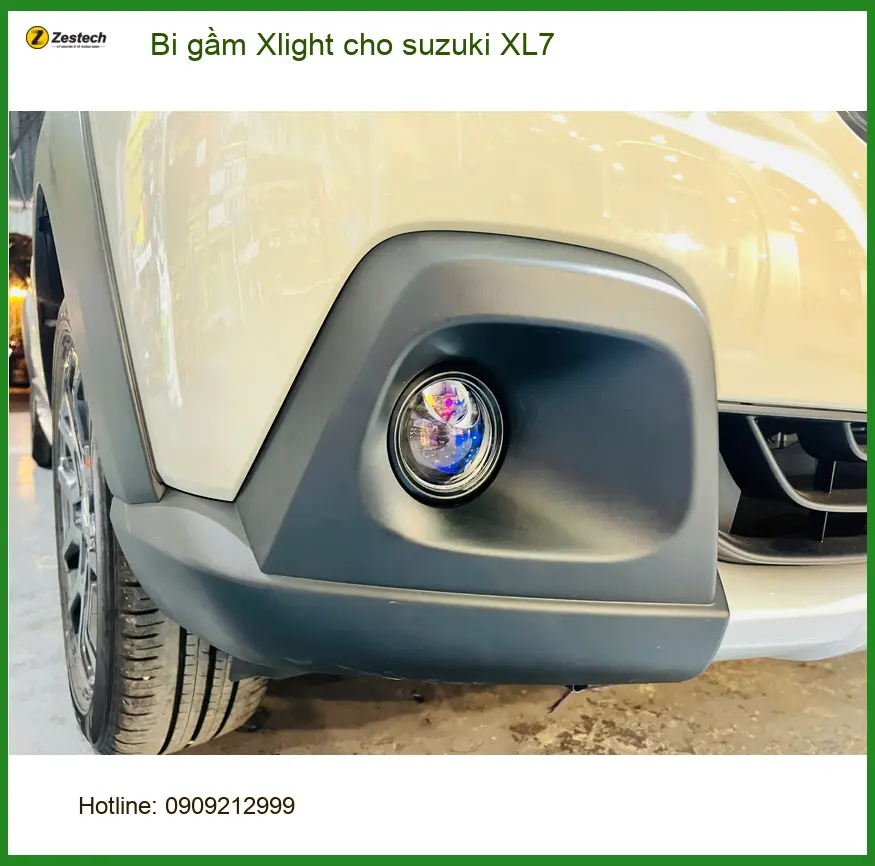 Anh Minh lắp Bi gầm Xlight cho Suzuki XL7 tại Quận 9 vì đèn zin quá yếu khi đi đêm ảnh thực tế 4