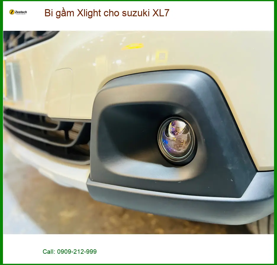Anh Nhật độ bi gầm Xlight cho Suzuki XL7 tại Quận Tân Bình để tăng sáng khi di chuyển đêm ảnh thực tế 2