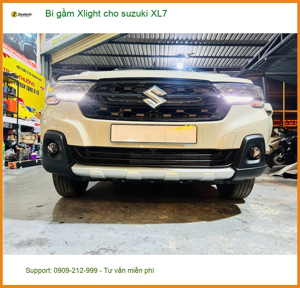 Anh Gia Bảo độ bi gầm Xlight cho Suzuki XL7 Quận 10 để cải thiện ánh sáng ảnh thực tế 3