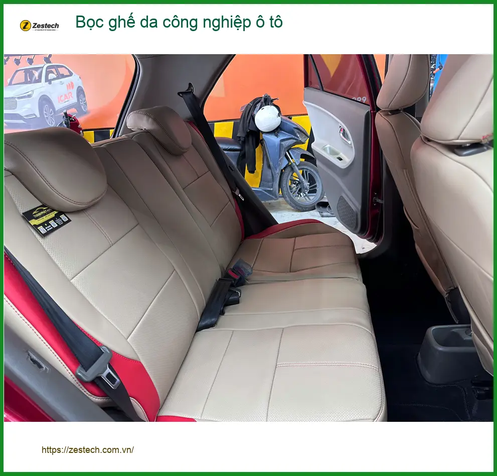 Chị Thanh Thảo bọc ghế da công nghiệp Hyundai Accent tại Quận 12 để làm mới nội thất xe ảnh thực tế 2