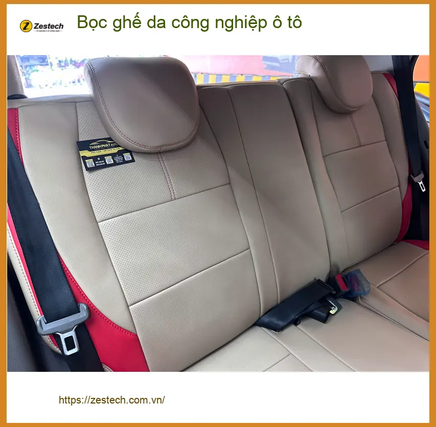 Chị Huyền bọc ghế da công nghiệp ô tô Kia Sonet tại Quận Bình Tân