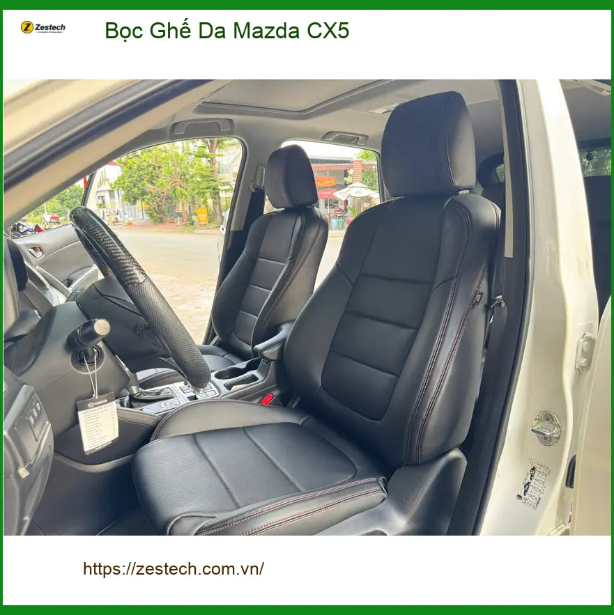 Chị Thảo bọc ghế da Mazda CX5 tại Quận Bình Thạnh để nâng tầm không gian nội thất